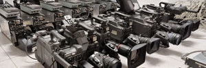 Aragón TV cede cámaras, mezcladores de vídeo y otros equipos de sus platós a tres centros de enseñanza