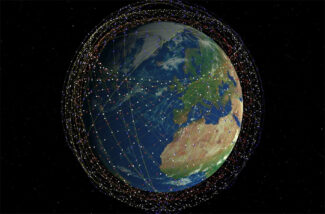 Constellations de satellites en orbite basse - diffusion (Photo : Starlink)
