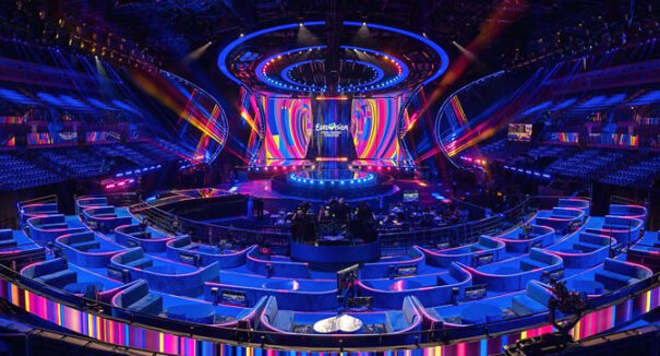 Palco do Eurovision 2023 (Foto: BBC/Nick Robinson)