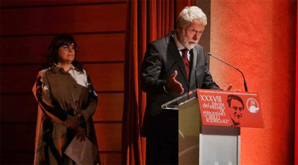 Miguel Ángel de la Fuente RTVE Premio Cirilo Rodríguez (Foto: Diputación de Segovia)