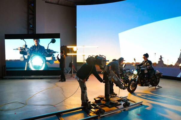 Sony and Gwantsi Technology virtual set