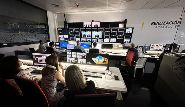 Aragón TV - Nuevo plató - control - estudio - renovación 2023