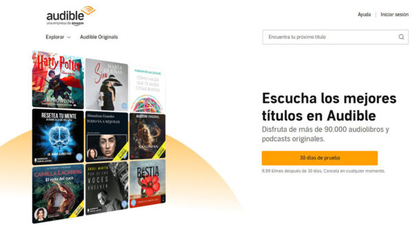 Audible - Ficciones Sonoras - UI Web