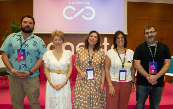 Mike Villanueva, Geraldine Gonard, Luisa Ribeiro, Susana Gato, Alex Medeiros (Conecta Fiction 2023)
