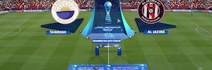 wTVision implementa gráficos de realidad aumentada en la UAE Pro League