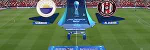 wTVision implementa gráficos de realidad aumentada en la UAE Pro League