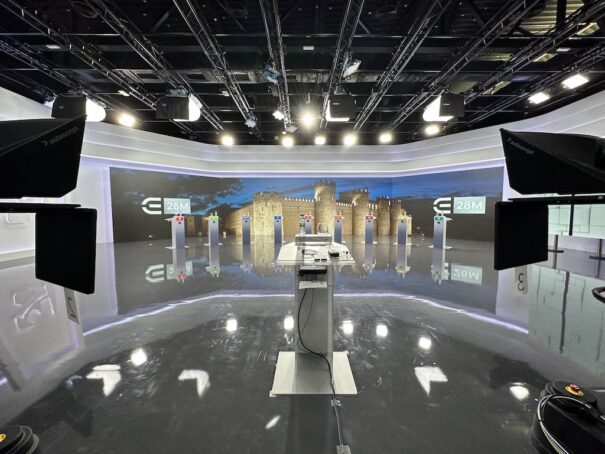 تلفزيون أراغون مع ARRI SkyPanels