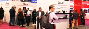 Dante AV (Audinate), revealed at IBC 2023 with several training sessions