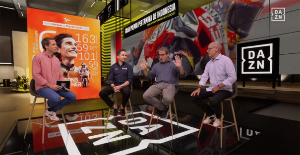 DAZN Spain - Bosco Aranguren - Interview with telco partners - MotoGP virtual set