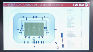 LaLiga Clásico videojuego superproducción - Nueva era - Esquema cámaras