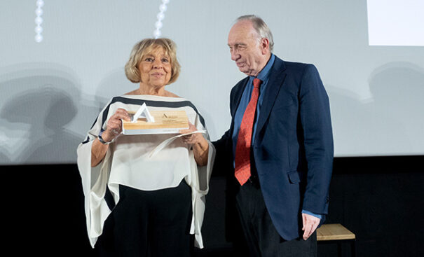 Elisenda Nadal et Fernando Méndez-Leite (Photo : Alberto Ortega / Academia de Cine)