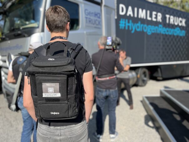 Dejero en la Hydrogen Record Run de Daimler Truck