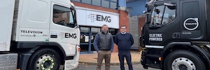 EMG debutta con la sua prima unità mobile su un camion elettrico da 19 tonnellate