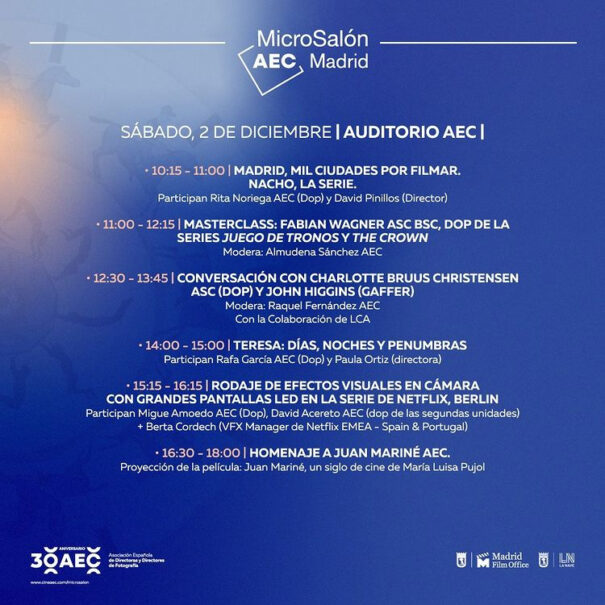 VI MicroSalón AEC programación 2 de diciembre