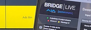 BCC Live は、AJA Bridge Live を使用してリモート プロダクションのエンコーディングを管理します