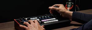 Skaarhoj manufactures the RC-SK5 professional PTZ controller exclusively for Canon