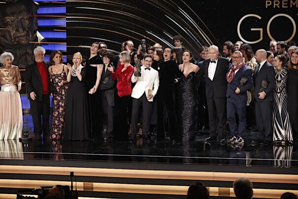 38 Premios Goya, Equipo La sociedad de la nieve (Foto: Miguel Córdoba)