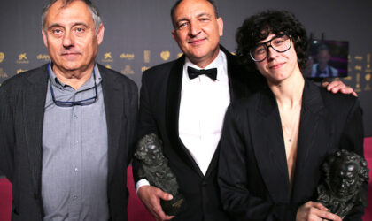 Пау Коста, Феликс Берже и Лаура Педро, лучшие визуальные эффекты на 38 премии Goya Awards