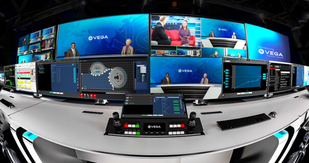 Vinten Vega Control System - IA seguimiento presentadores