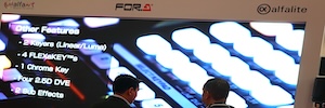 Alfalite muestra por primera vez en NAB sus nuevos paneles LED UHD Finepix AlfaCOB