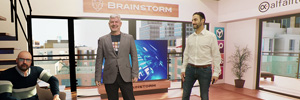 Brainstorm para mostrar o novo Suite 6 (eStudio, InfinitySet e Aston) no NAB 2024