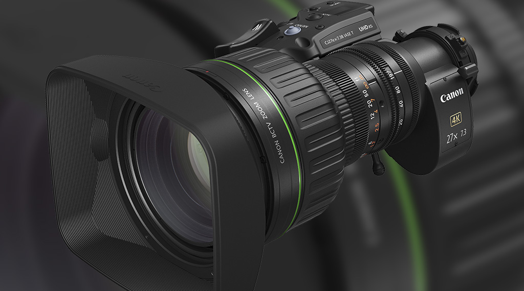 Canon ha presentato un obiettivo zoom broadcast 27x portatile al NAB 2024