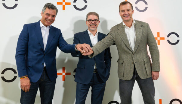 Masorange - Orange España Másmóvil - grupo líder inversion Meinrad Spenger, Germán López y Ludovic Pech (de izq. a der.)