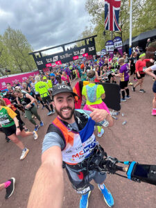 LiveU - Maratón Londres - esclerosis múltiple Joe Ramsden