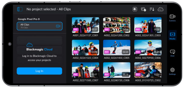 Blackmagic Camera Android