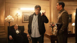 RTVE - La cena - Rodaje Rueda Manuel Gómez Pereira RTVE comedia guerra civil