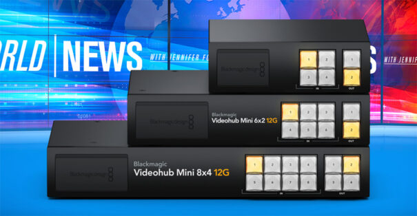 Blackmagic - NAB 2025 - Videohub Mini 12G Routers