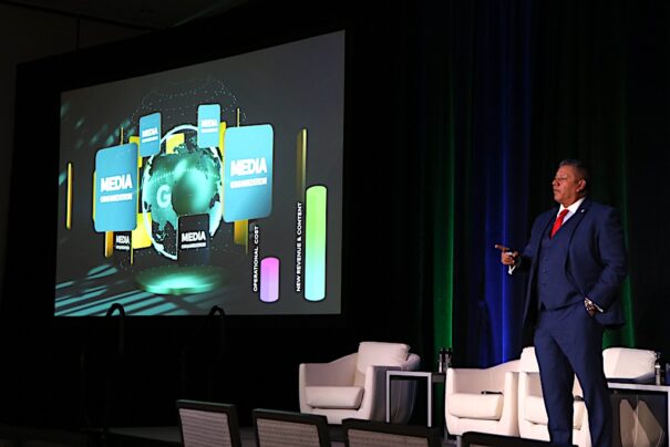 Louis Hernandez Jr en GV Forum en NAB 2025