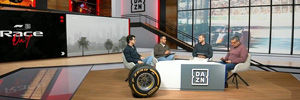 DAZN Portugal cubre la F1 desde un plató virtual impulsado por wTVision