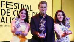 Festival de cine de Alicante - Julio Medem - Adriana Ugarte - Ana Hernández. (Foto: Cristina Mariscal)