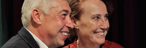 La ASHISTE reconoce la trayectoria de Ana Cristóbal, jefa de emisiones y continuidad de Telemadrid