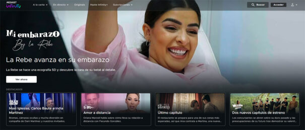 Mediaset Infinity - Plataforma - Mediaset España - AVOD