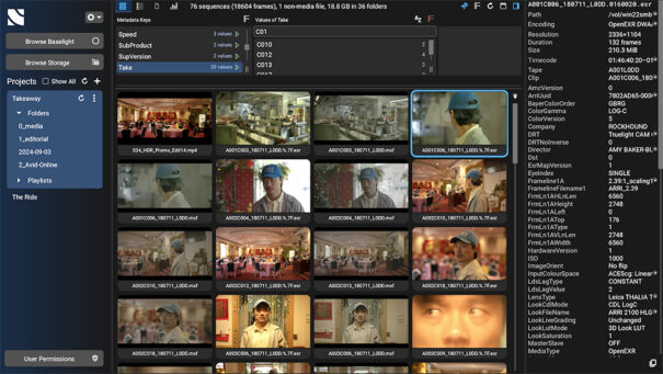 Molinare - HQ - Nara - Filmlight - UI
