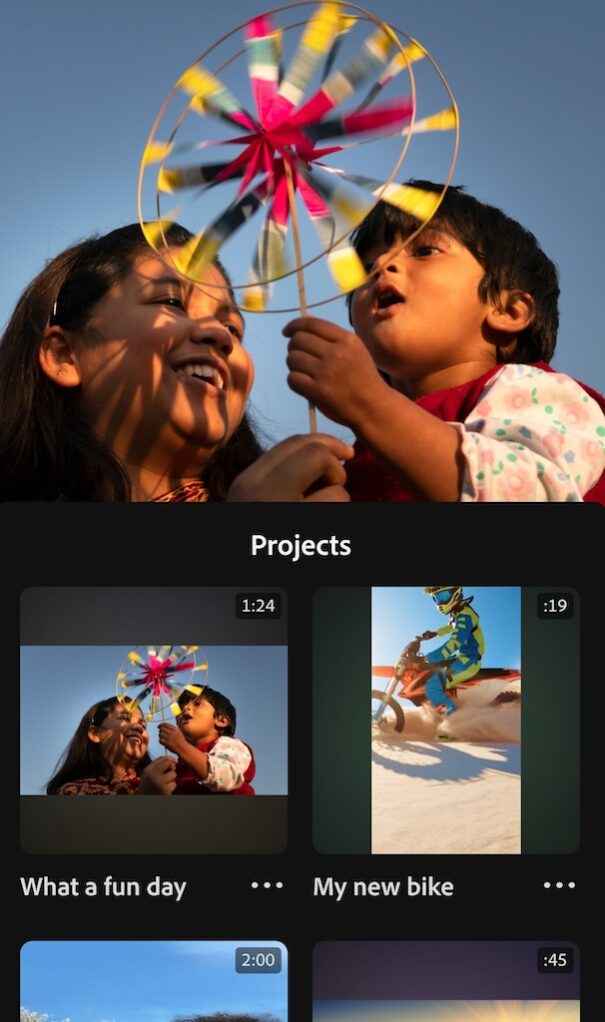 Adobe Premiere para iPhone