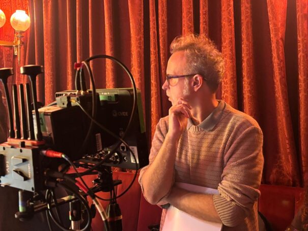 Marc Crehuet en el rodaje de 'In vitro'