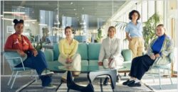 Primera imagen del rodaje de LIA. (Foto: Quim Vives) De izquierda a derecha: Laura Vinyals, Cristina Colom, Emma Vilarasau, Mireia Vilapuig, Clara Sans.