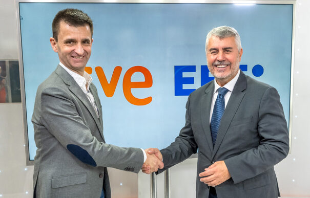 RTVE - Agencia EFE - Firma Convenio - José Pablo López - Miguel Ángel Oliver