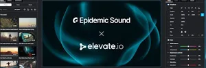 La plataforma colaborativa elevate.io incorpora el banco de música y sonidos de Epidemic Sound