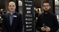 Gabriel Albornoz (SeeSound) y Diego Cárdenas (DirectOut)