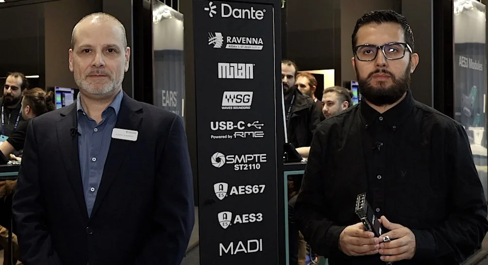 Gabriel Albornoz (SeeSound) y Diego Cárdenas (DirectOut)