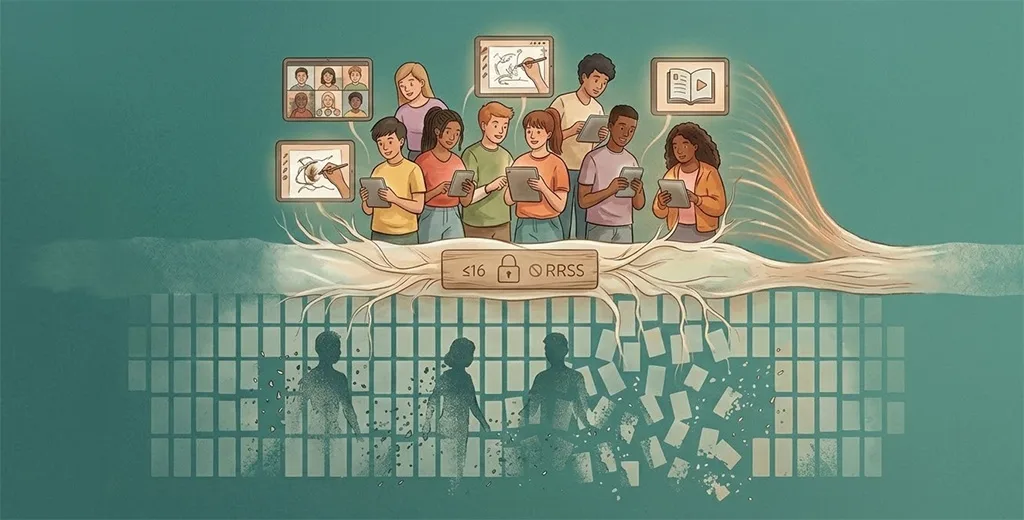 Restricción acceso menores redes - Imagen conceptual