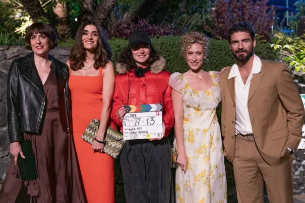 Rodaje de 'Tres' (Foto: Secuoya Studios)