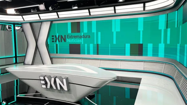 Canal Extremadura - Renovación marca imagen corporativa plató noticias