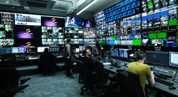 Custom Consoles - Gravity Media - Module R - Media Wall