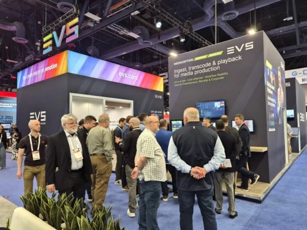 EVS en NAB 2026 (Foto: Roger Benson/EVS/LinkedIn)