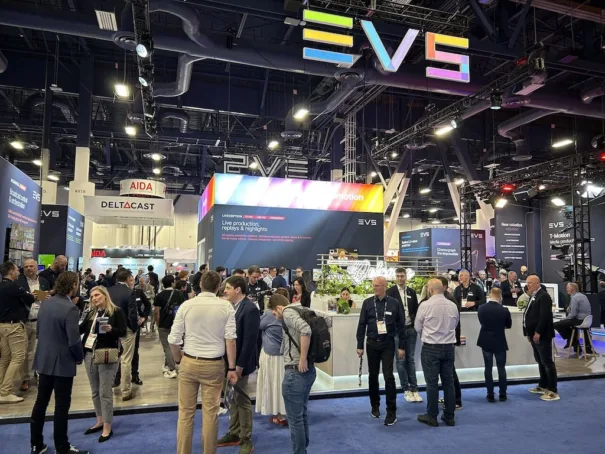 EVS en NAB 2026 (Foto: Xavier de Vynck/EVS/LinkedIn)